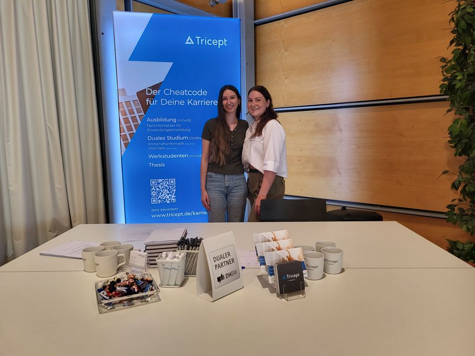 TRICEPT präsentiert sich auf dem Studieninfotag der DHBW Stuttgart