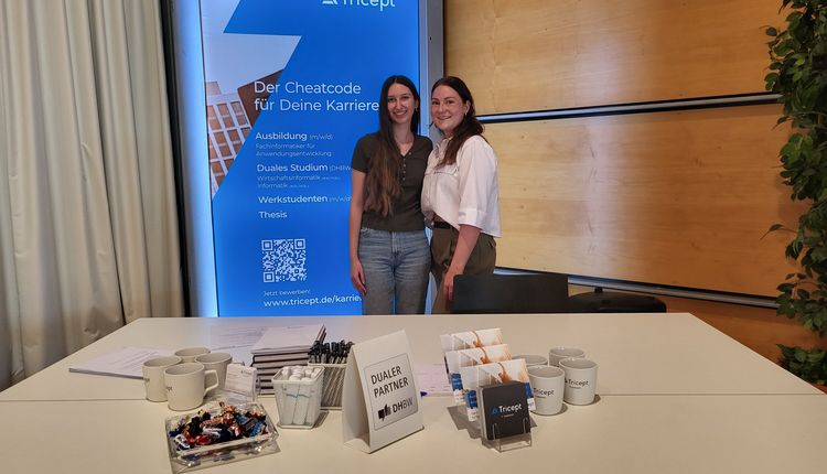 TRICEPT präsentiert sich auf dem Studieninfotag der DHBW Stuttgart