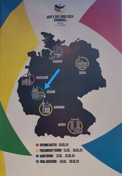 it4sport Teamevent bei der Handball-EM in Köln