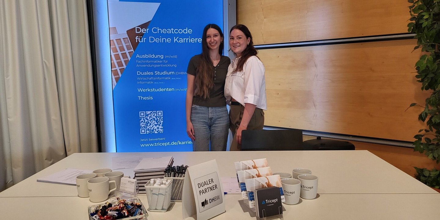 TRICEPT präsentiert sich auf dem Studieninfotag der DHBW Stuttgart