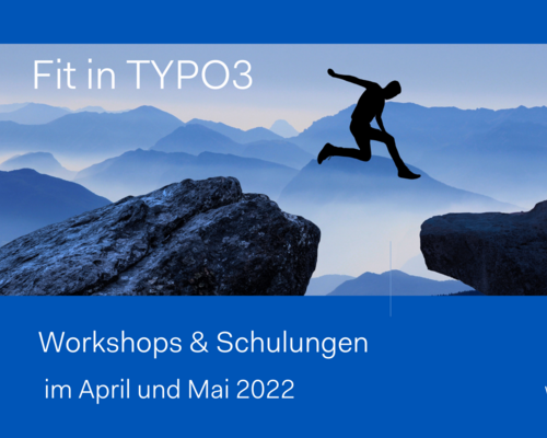 Fit in TYPO3 - Workshops & Schulungen im April/Mai 2022 von it4sport by Tricept