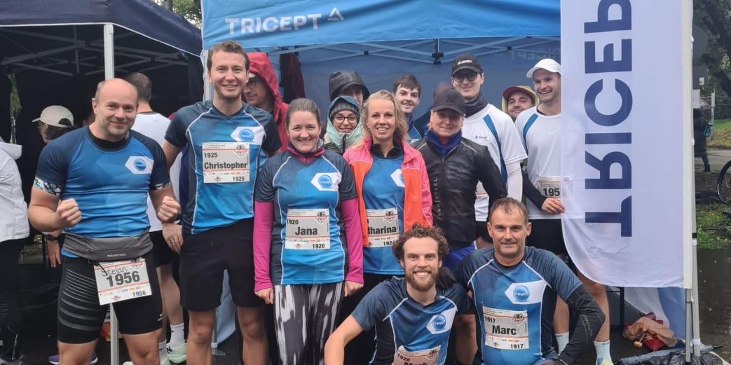 TRICEPT trotzt dem Regen: Gemeinsam stark beim AOK Firmenlauf in Waiblingen