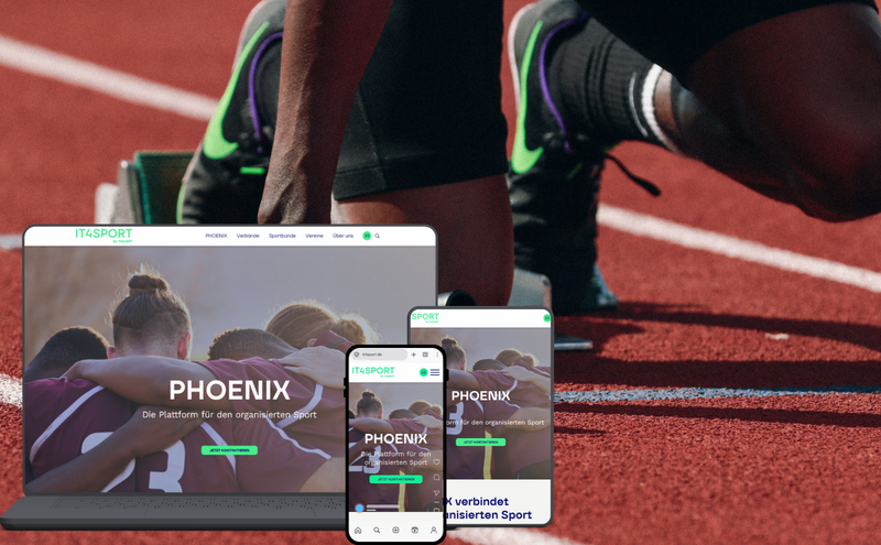 IT4SPORT präsentiert neuen Webauftritt für Verbände, Sportbünde und Vereine