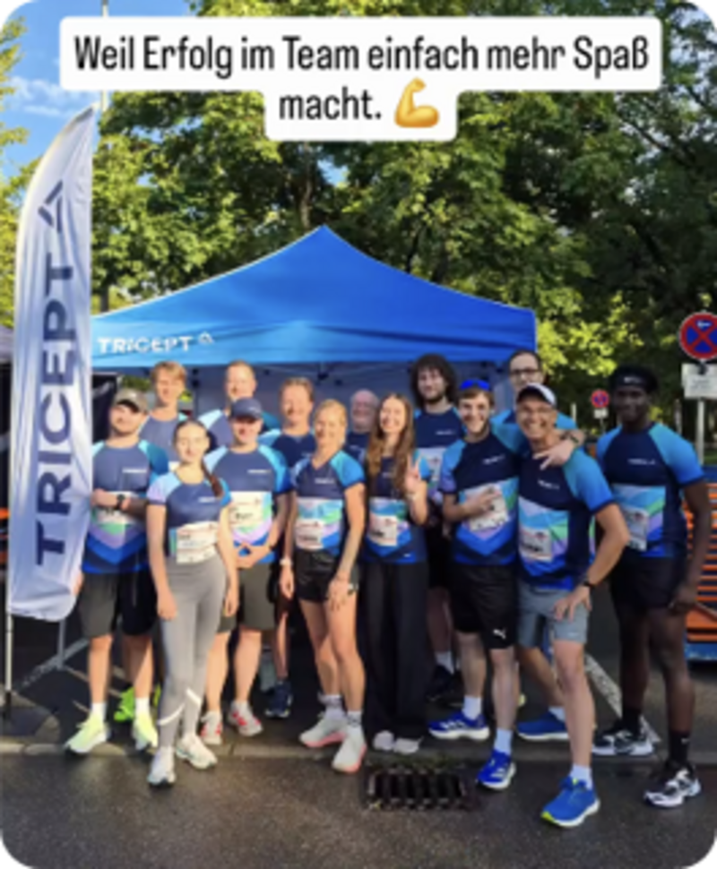 TRICEPT beim AOK Firmenlauf: Mit Teamgeist und sportlichem Ehrgeiz ins Ziel